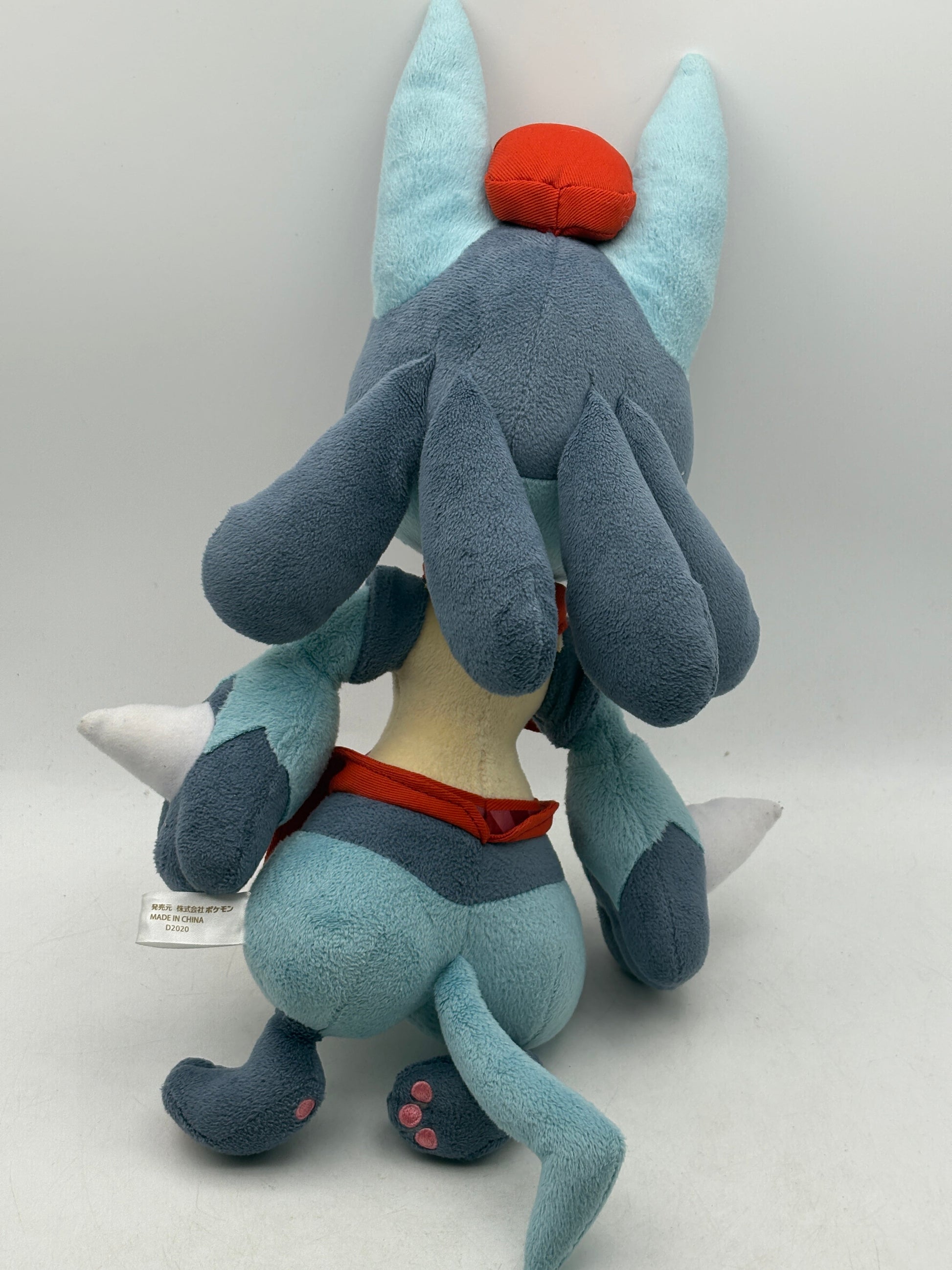 Pokemon Center Original Plush Doll Stuffed toy Cafe Mix Lucario Anime 8.6