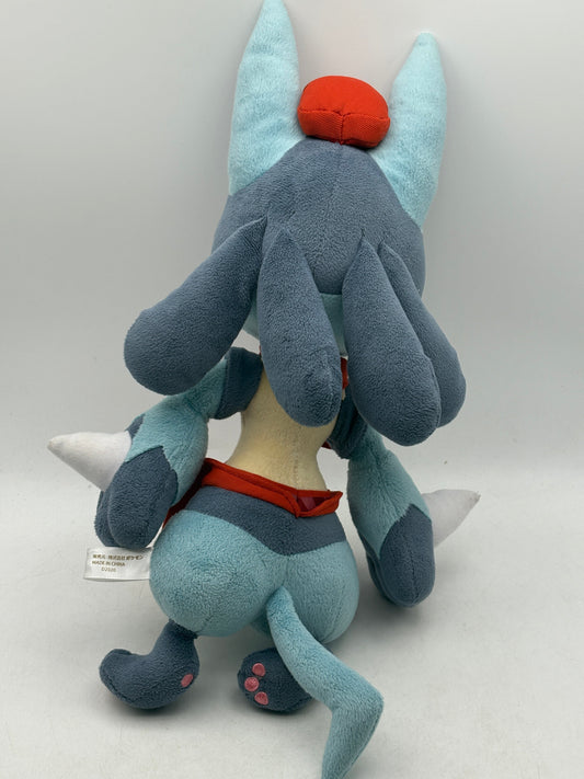 Pokemon Center Original Plush Doll Stuffed toy Cafe Mix Lucario Anime 8.6