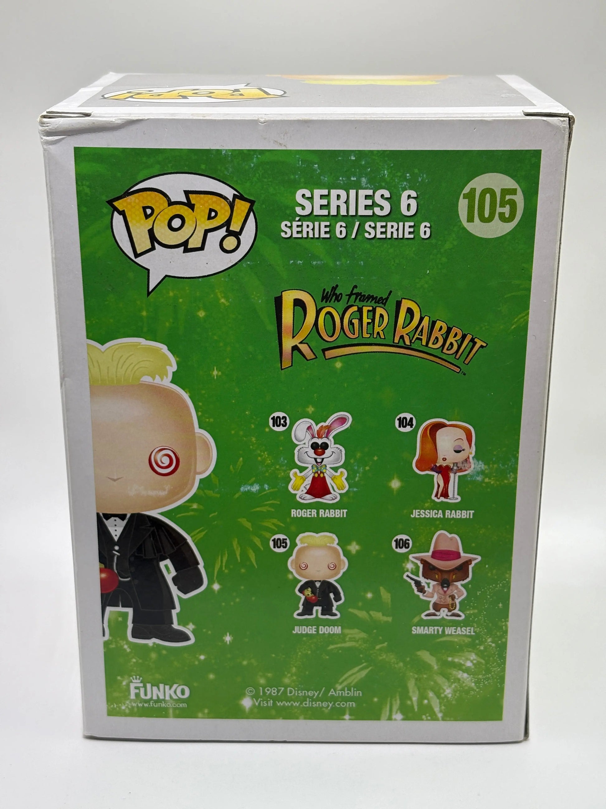 Funko POP! Disney #105 Judge Doom *See photos* FRENLY BRICKS - Open 7 Days