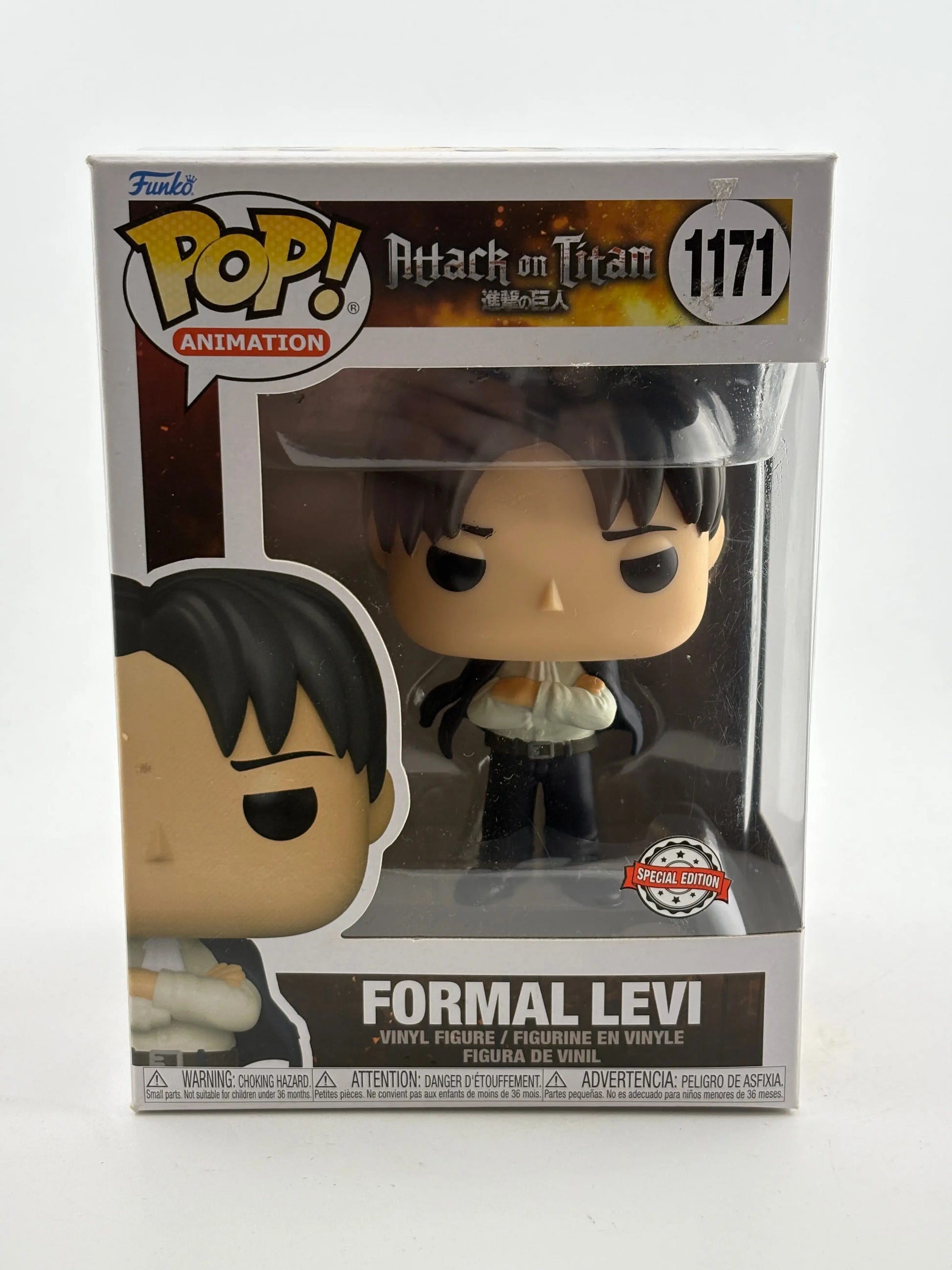 Funko POP! Animation Attack on Titan #1171 Formal Levi Special Edition FRENLY BRICKS - Open 7 Days image 1