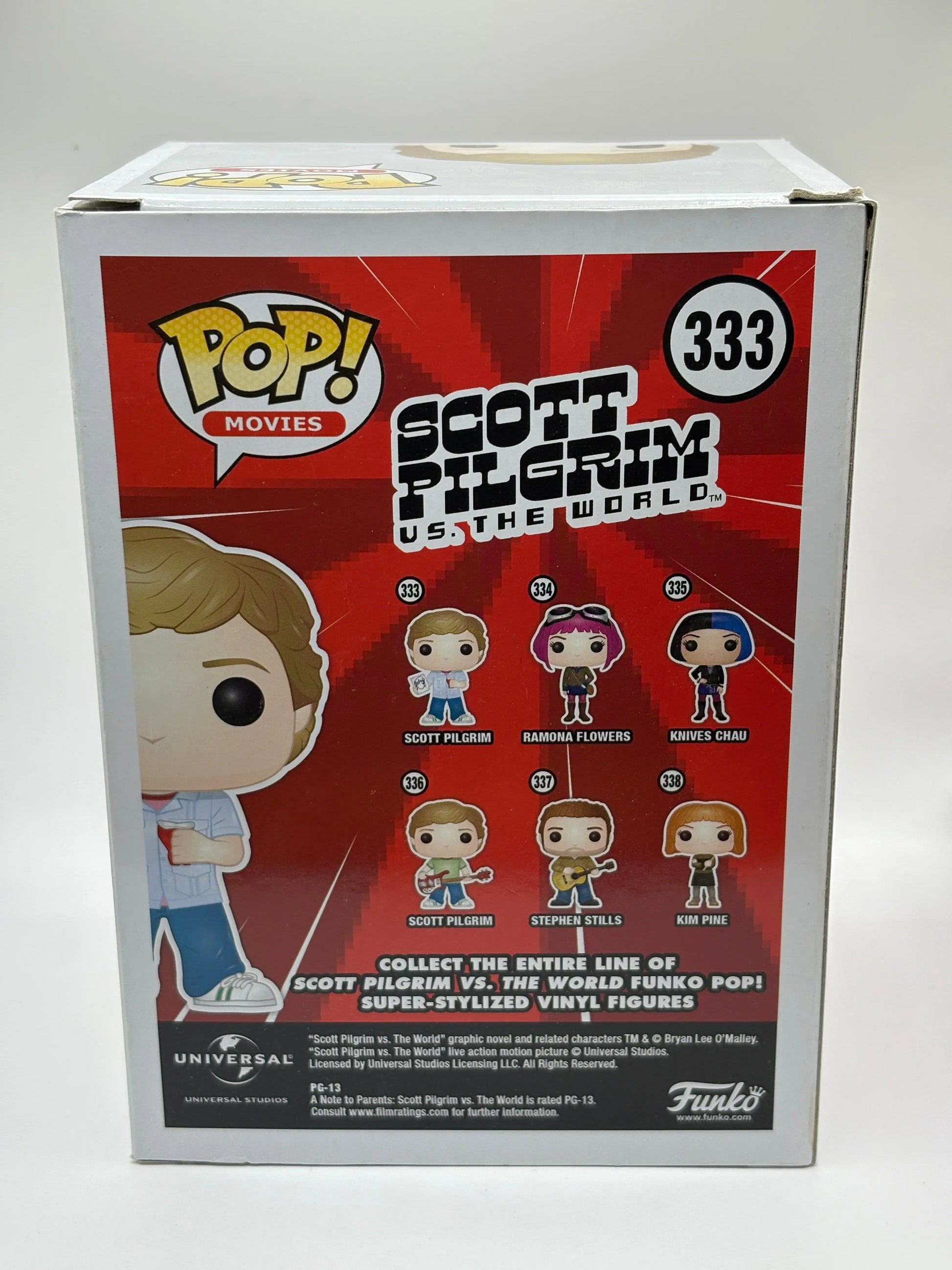 Funko POP! Movies Scott Pilgrim Vs The World #333 Scott Pilgrim FRENLY BRICKS - Open 7 Days