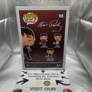 Funko Pop! Rocks Music Elvis Presley '68 Comeback Special #188 Diamond SE FRENLY BRICKS - Open 7 Days