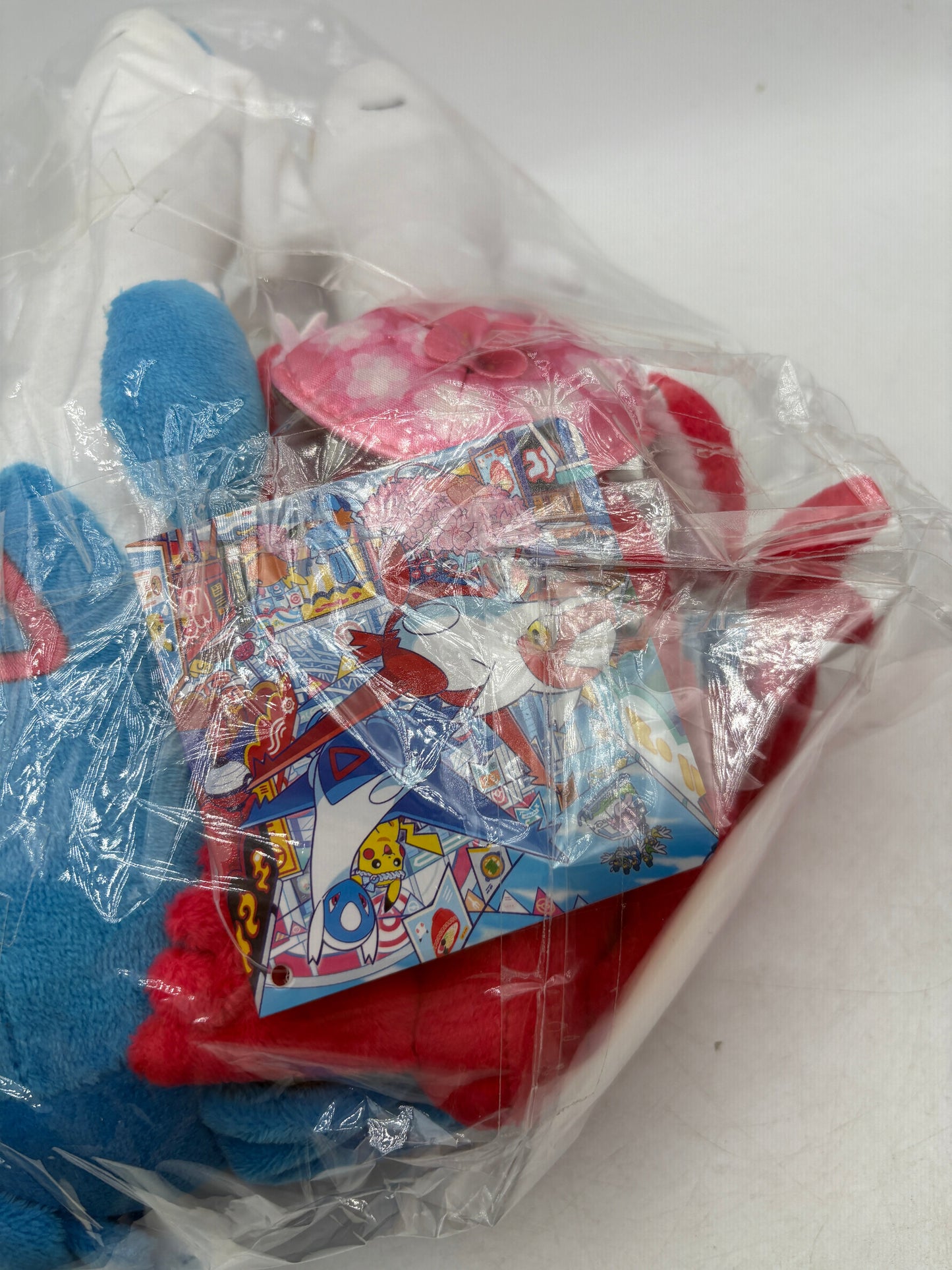 Pokemon Center Fukuoka Latios Latias Pikachu Plush Opening Anniversary Japan NEW FRENLY BRICKS - Open 7 Days