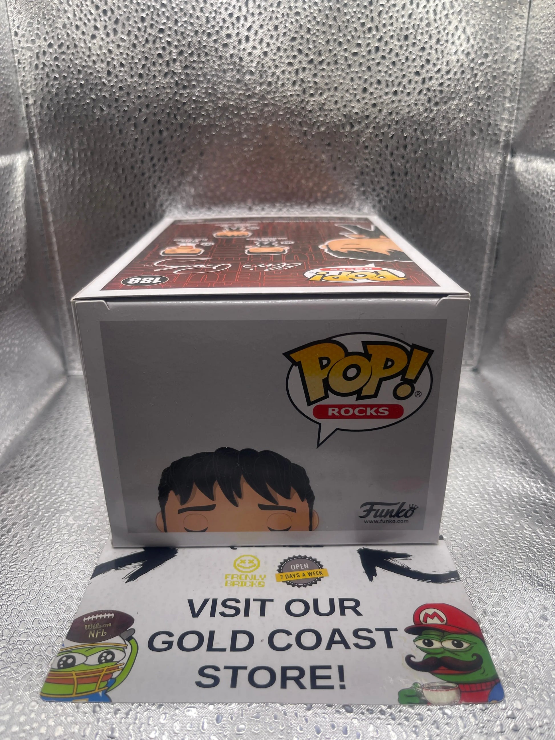 Funko Pop! Rocks Music Elvis Presley '68 Comeback Special #188 Diamond SE FRENLY BRICKS - Open 7 Days