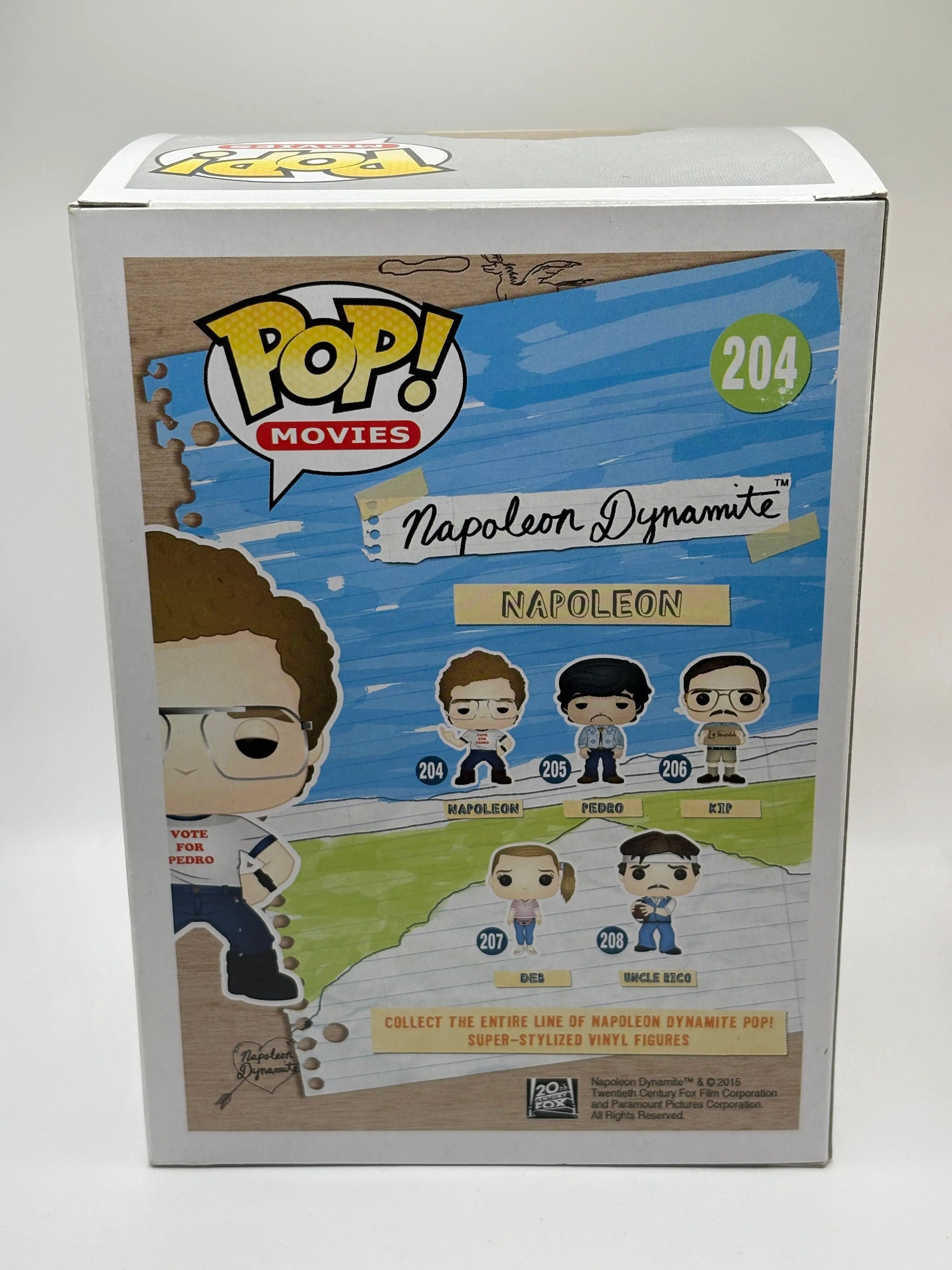 Funko POP! Movies Napoleon Dynamite #204 Napoleon FRENLY BRICKS - Open 7 Days