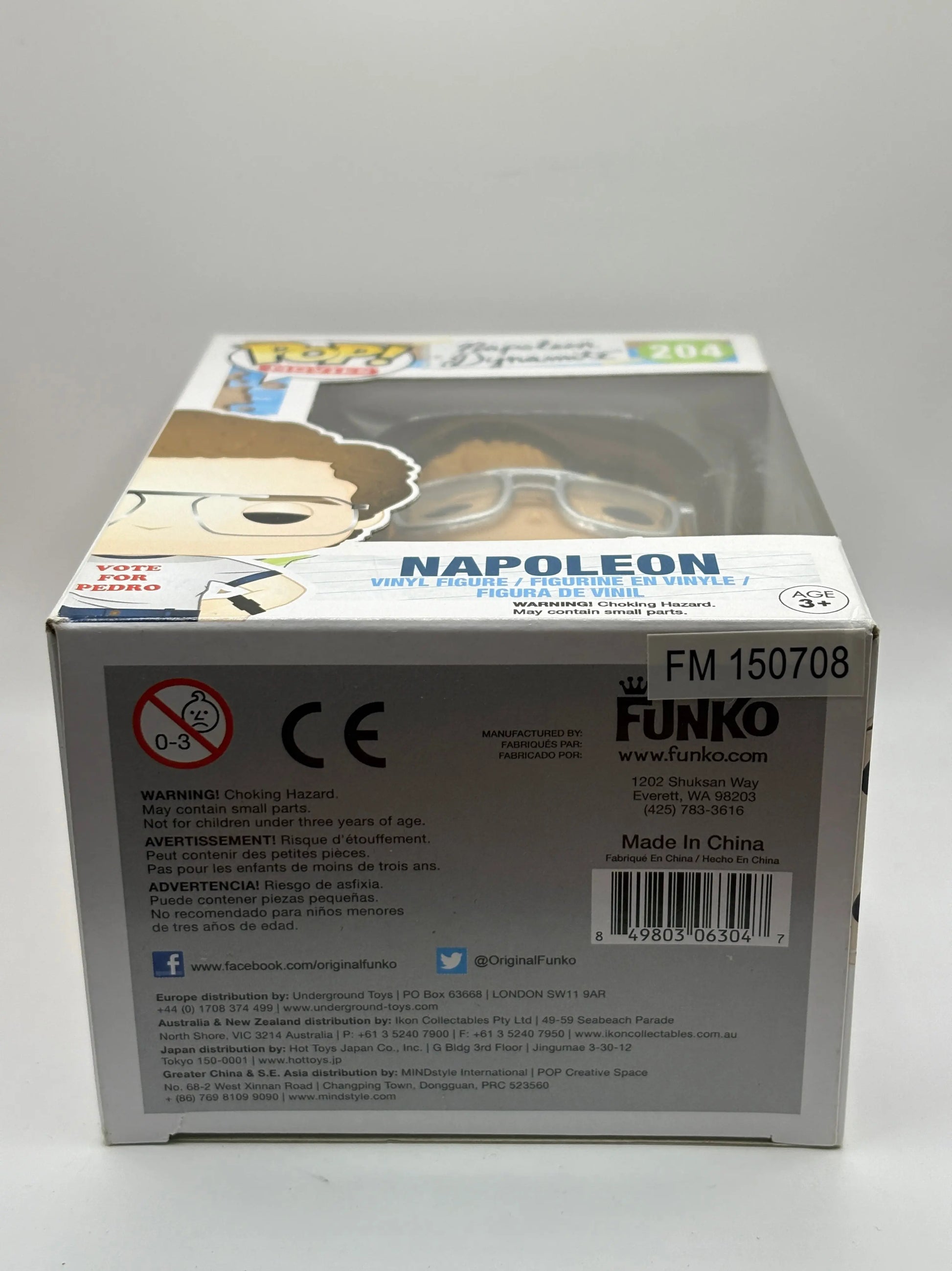 Funko POP! Movies Napoleon Dynamite #204 Napoleon FRENLY BRICKS - Open 7 Days