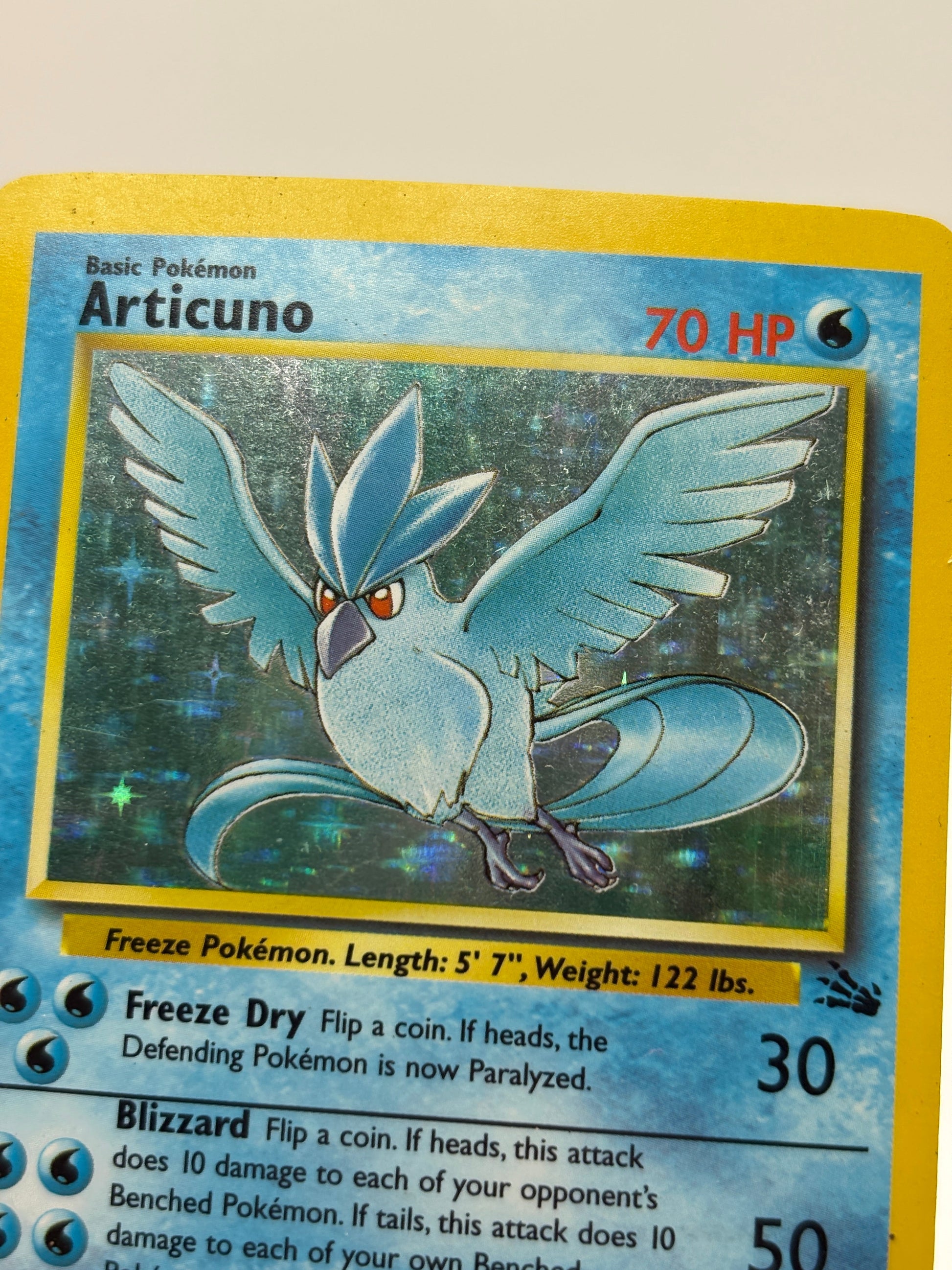 Pokemon TCG WOTC Fossil - Articuno 2/62 Rare Holo Moderately Played FRENLY BRICKS - Open 7 Days