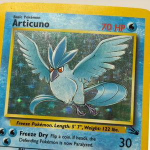 Pokemon TCG WOTC Fossil - Articuno 2/62 Rare Holo Moderately Played FRENLY BRICKS - Open 7 Days