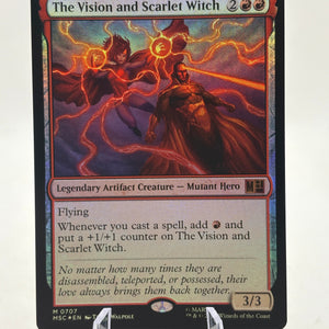 Magic The Gathering Marvel - The Vision and Scarlet Witch M 0707 MSC* Foil FRENLY BRICKS - Open 7 Days