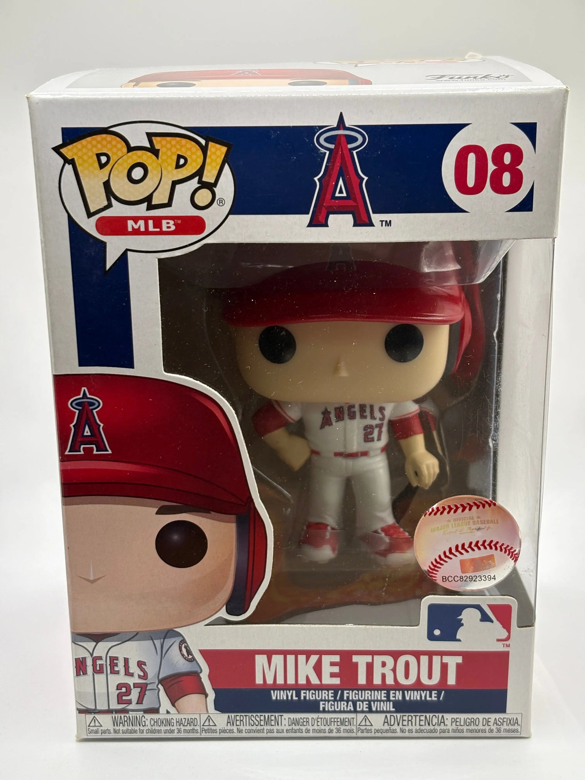 Funko POP! MLB Major League Baseball Angels #08 Mike Trout FRENLY BRICKS - Open 7 Days