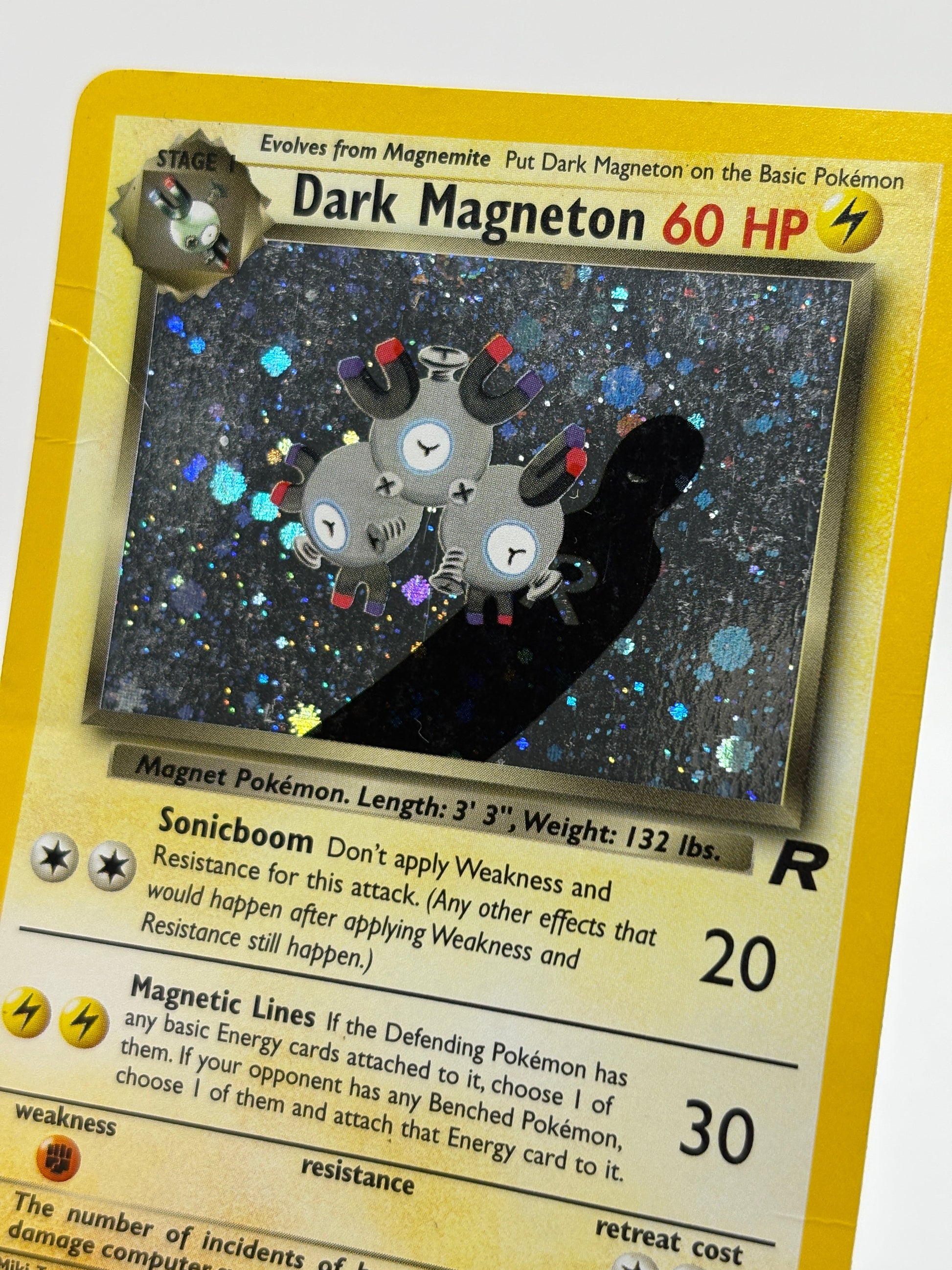 Pokemon TCG WOTC Team Rocket - Dark Magneton 11/82 Holo Rare HP FRENLY BRICKS - Open 7 Days