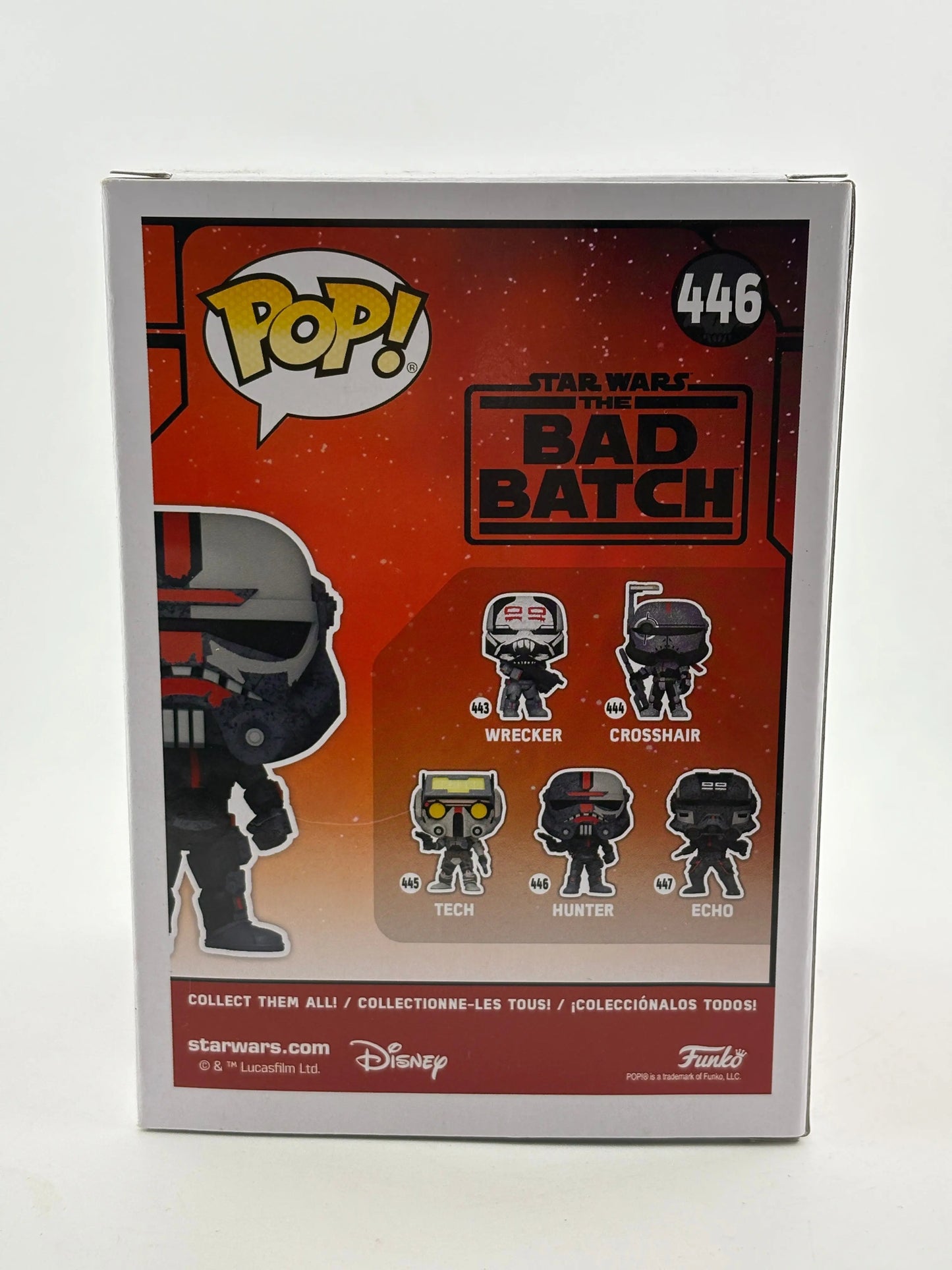 Funko POP! Star Wars #446 Hunter Bobble-Head FRENLY BRICKS - Open 7 Days