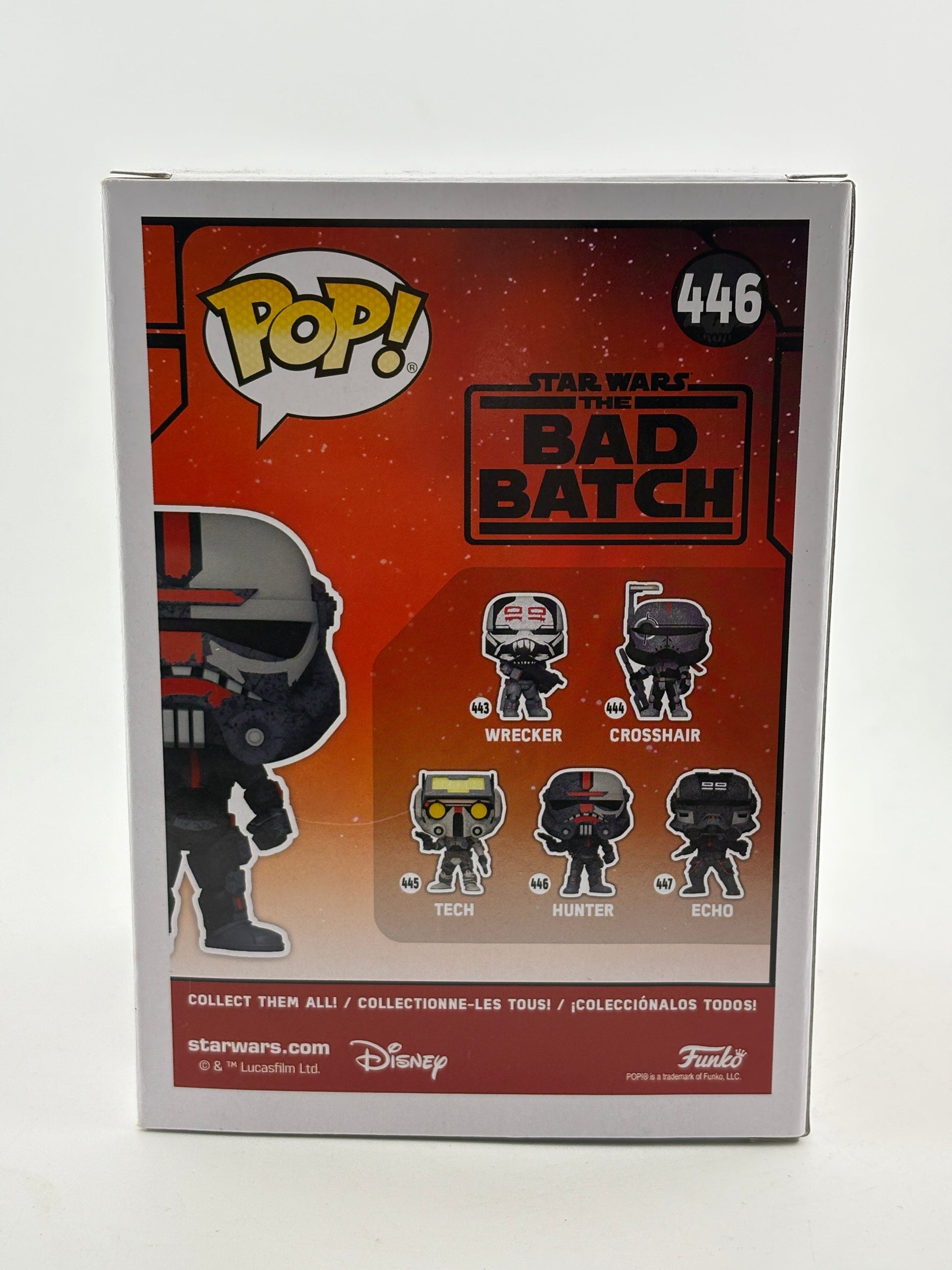 Funko POP! Star Wars #446 Hunter Bobble-Head FRENLY BRICKS - Open 7 Days