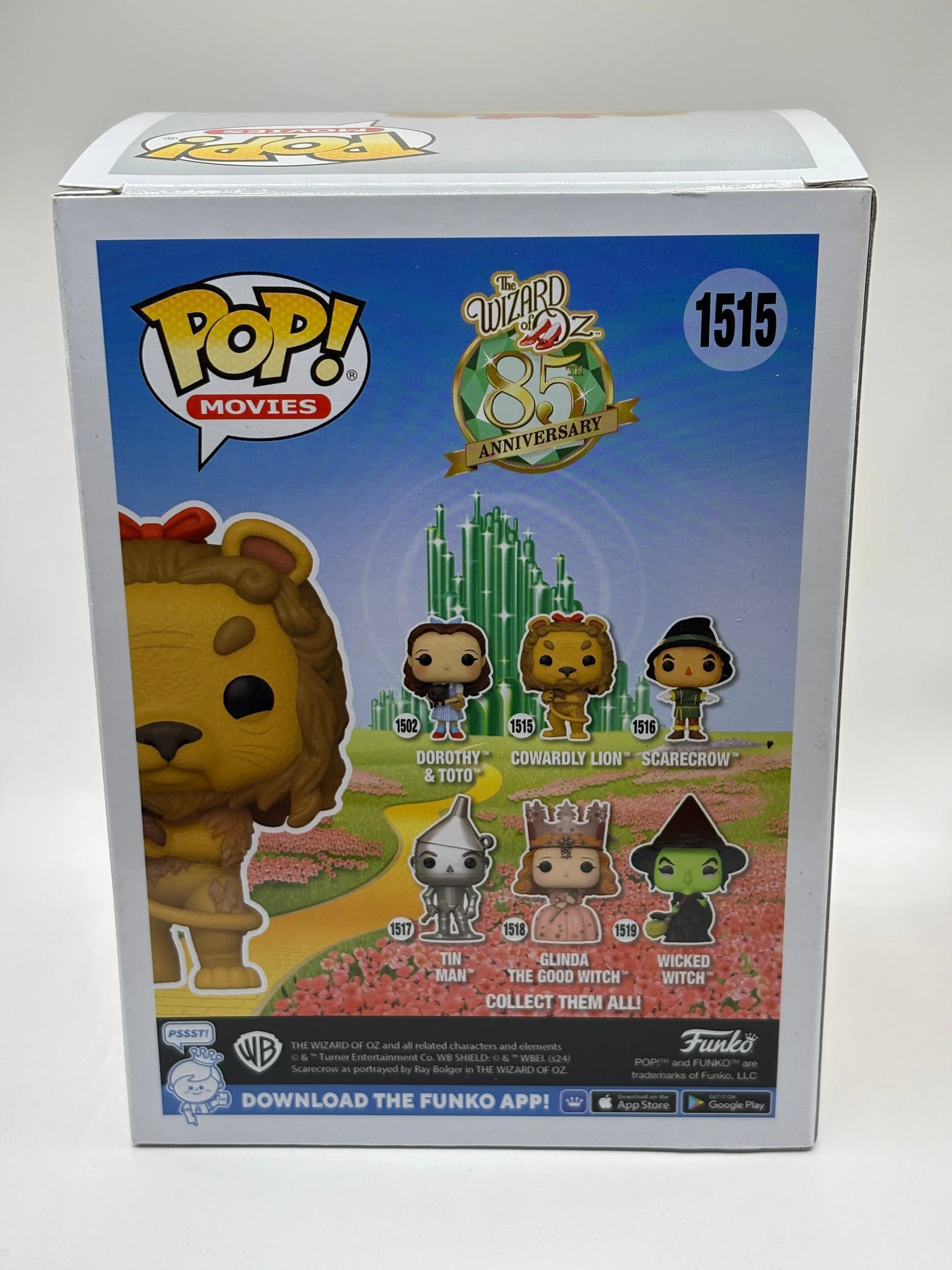 Funko POP! Movies The Wizard of Oz 85th Anniversary #1515 Cowardly Lion FRENLY BRICKS - Open 7 Days