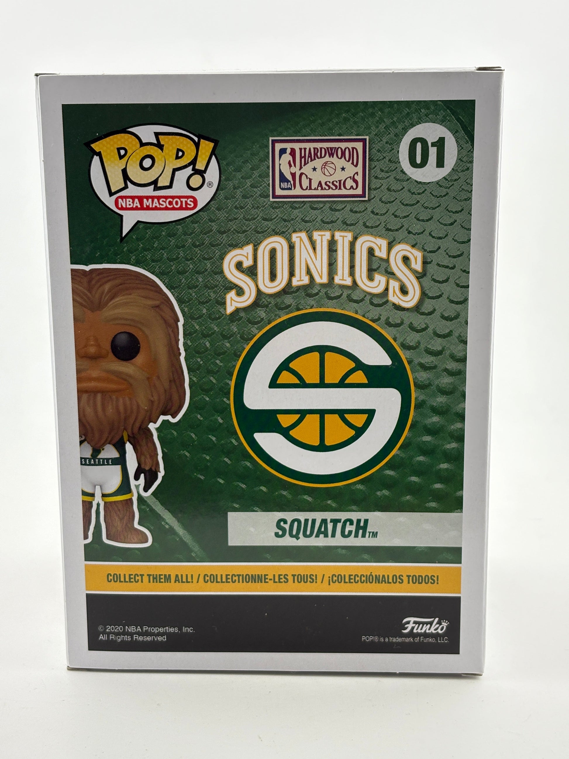 Funko POP! Nba Mascots Sonics #01 Squatch 2021 Spring Con Limited FRENLY BRICKS - Open 7 Days