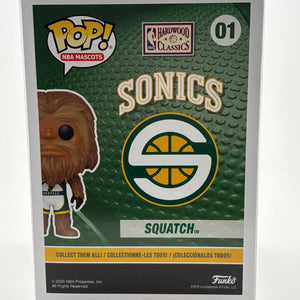 Funko POP! Nba Mascots Sonics #01 Squatch 2021 Spring Con Limited FRENLY BRICKS - Open 7 Days