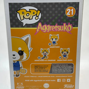 Funko POP! Aggretsuko #21 Aggretsuko Vinyl Figure FRENLY BRICKS - Open 7 Days