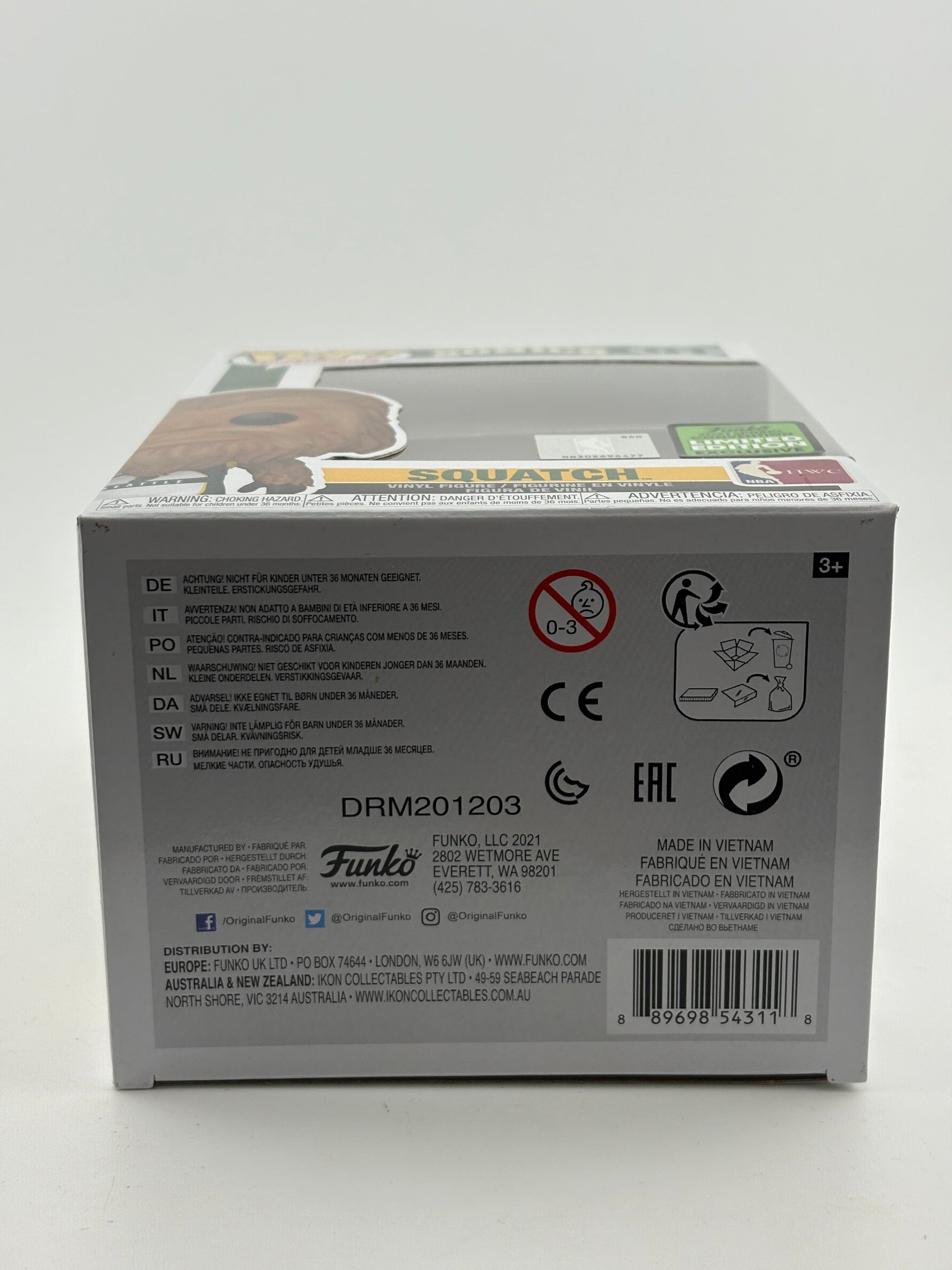 Funko POP! Nba Mascots Sonics #01 Squatch 2021 Spring Con Limited FRENLY BRICKS - Open 7 Days