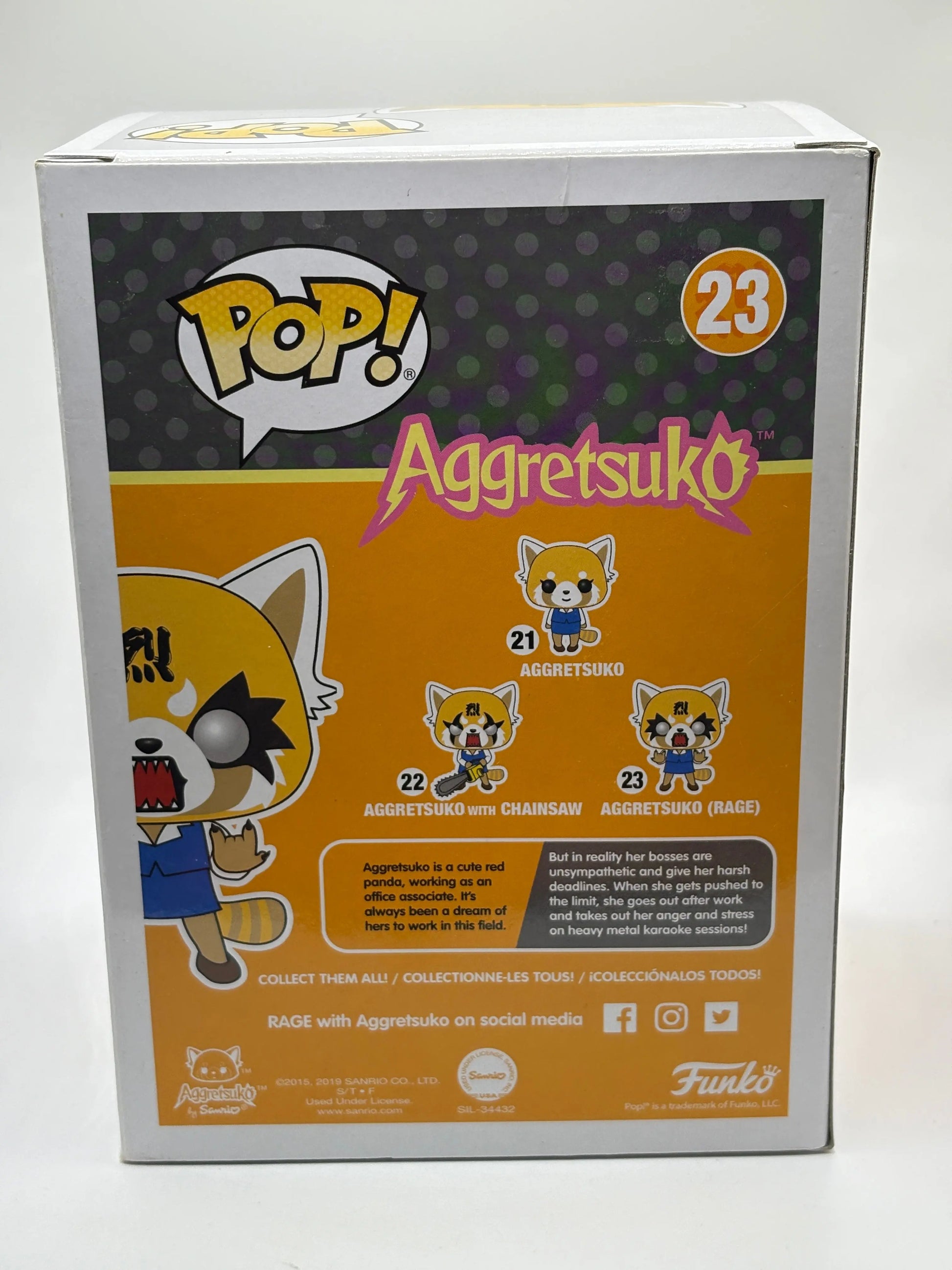 Funko POP! Aggretsuko #23 Aggretsuko Rage Vinyl Figure FRENLY BRICKS - Open 7 Days