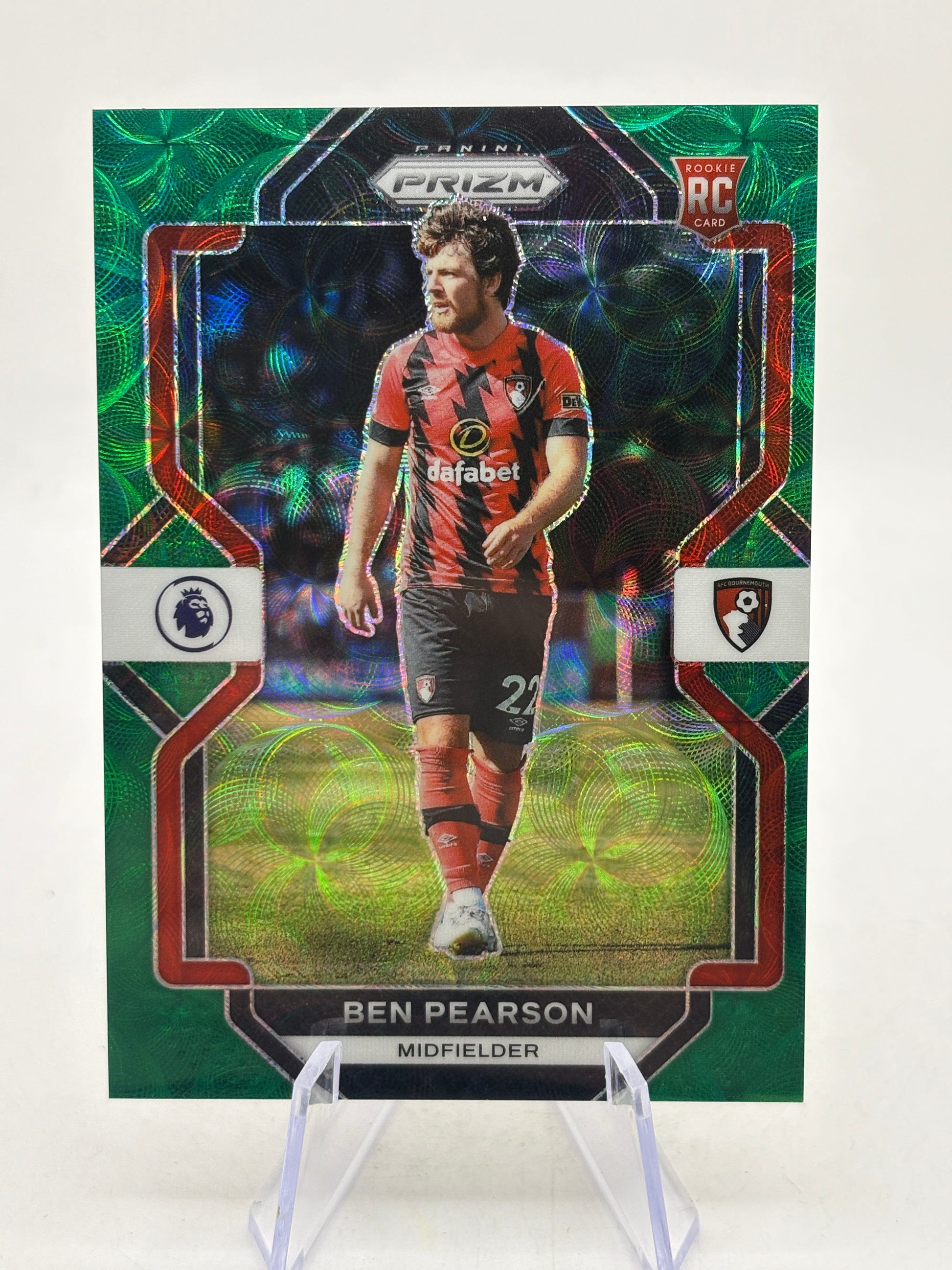 2022-23 Panini Prizm Soccer - Ben Pearson #224 Green Scope /5, photo 5 image 5