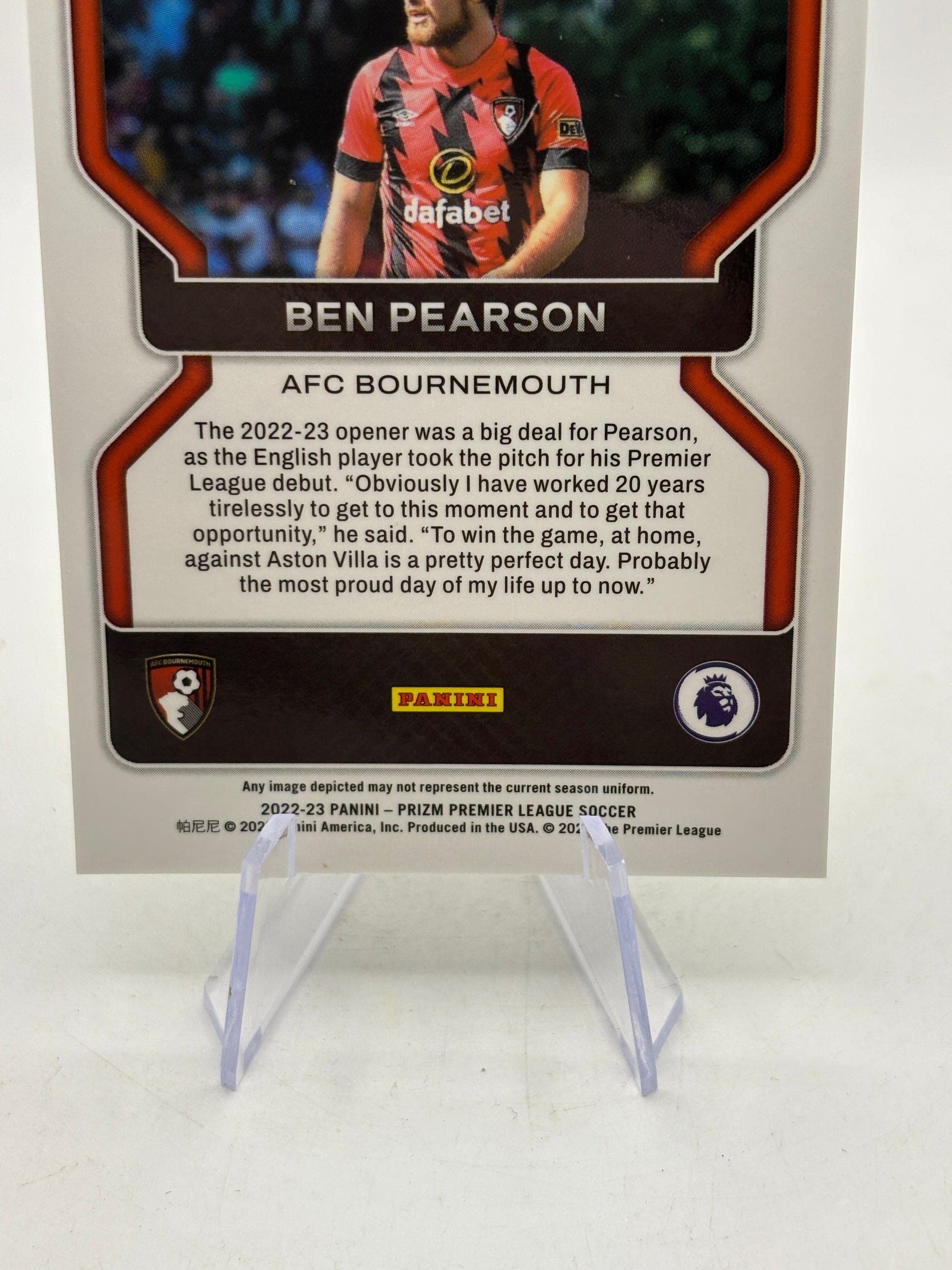 2022-23 Panini Prizm Soccer - Ben Pearson #224 Green Scope /5, photo 4 image 4