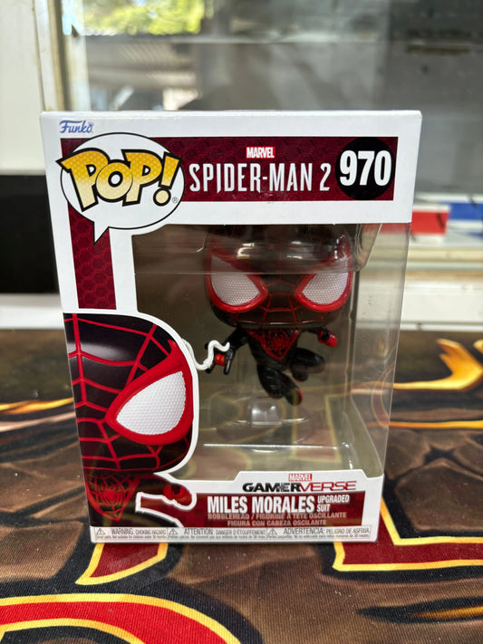 Funko Pop! Marvel Spider-Man 2 Gamerverse Miles Morales Upgraded Suit Pop! #970 FRENLY BRICKS - Open 7 Days