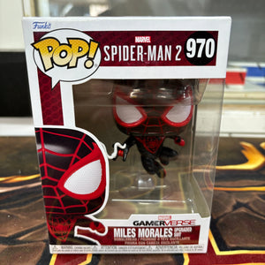 Funko Pop! Marvel Spider-Man 2 Gamerverse Miles Morales Upgraded Suit Pop! #970 FRENLY BRICKS - Open 7 Days
