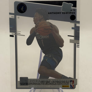 2020-21 Clearly Donruss Rated Rookie Anthony Edwards #96 - RC Timberwolves FRENLY BRICKS - Open 7 Days