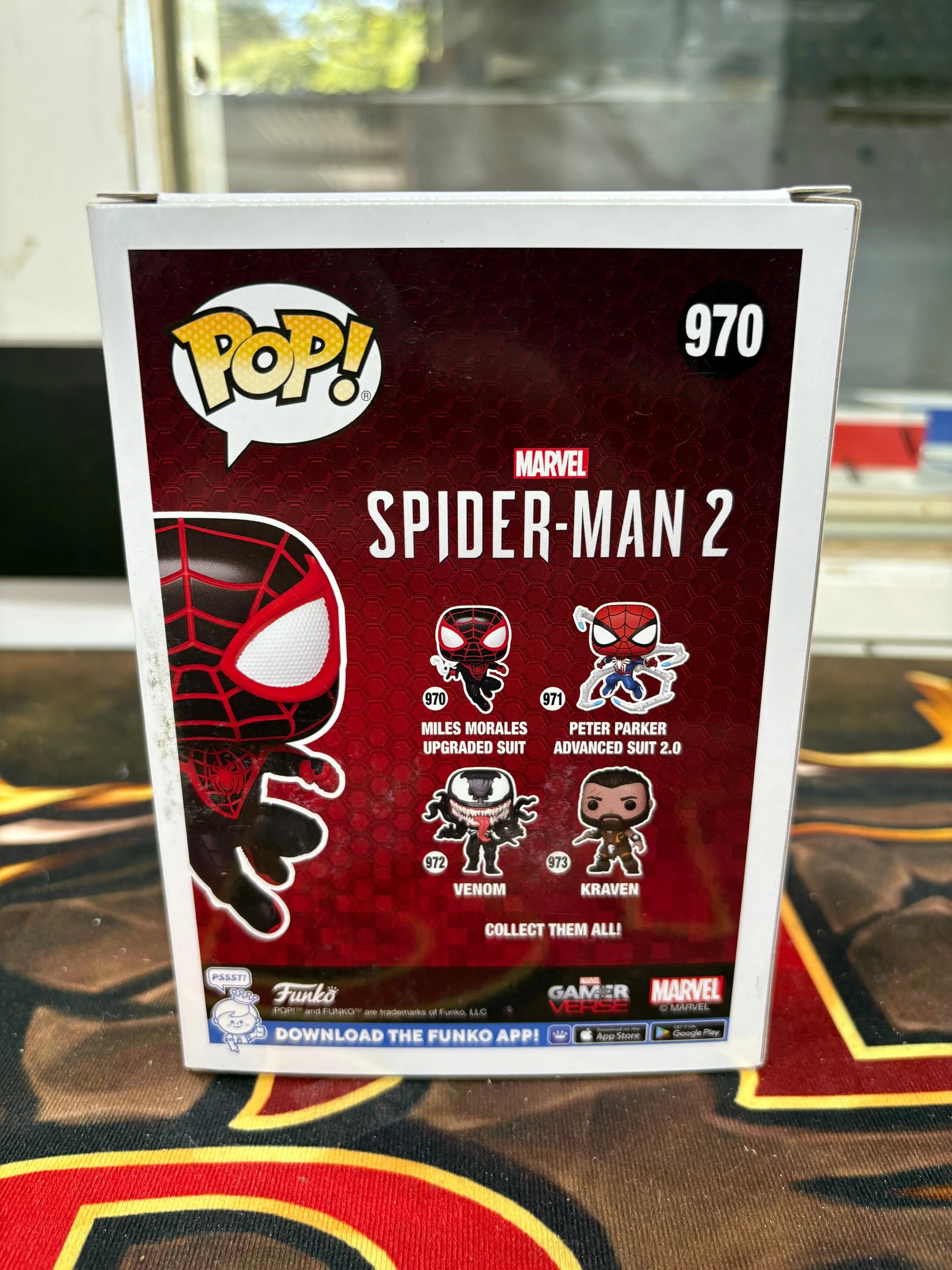 Funko Pop! Marvel Spider-Man 2 Gamerverse Miles Morales Upgraded Suit Pop! #970 FRENLY BRICKS - Open 7 Days