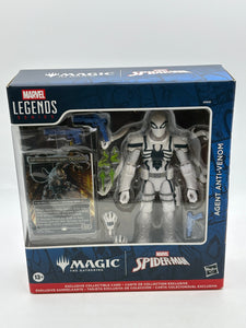 Marvel Legends Series 6” Spider-man Magic The Gathering Agent Anti-Venom Sealed