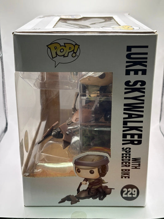 Funko POP! Star Wars #229 Luke Skywalker with Speeder Bike Limited Chase Edition FRENLY BRICKS - Open 7 Days