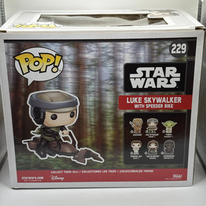 Funko POP! Star Wars #229 Luke Skywalker with Speeder Bike Limited Chase Edition FRENLY BRICKS - Open 7 Days