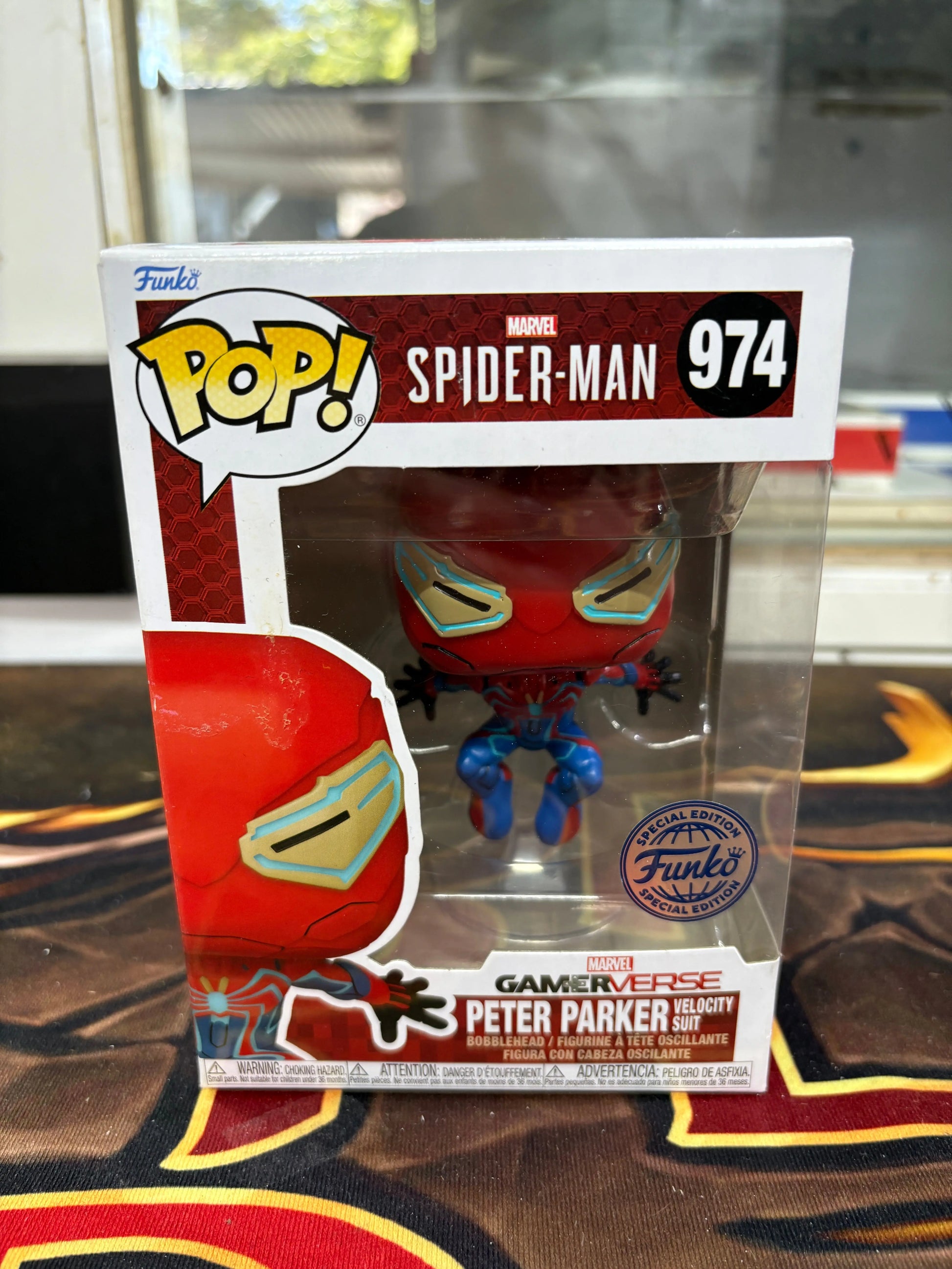 Marvel Peter Parker Velocity Suit Funko Pop! Vinyl Figure #974 FRENLY BRICKS - Open 7 Days