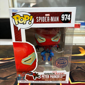 Marvel Peter Parker Velocity Suit Funko Pop! Vinyl Figure #974 FRENLY BRICKS - Open 7 Days
