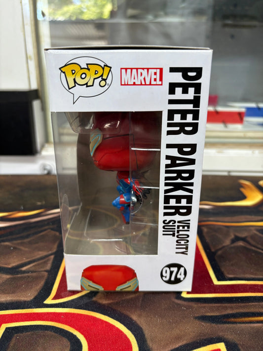 Marvel Peter Parker Velocity Suit Funko Pop! Vinyl Figure #974 FRENLY BRICKS - Open 7 Days