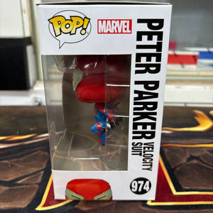 Marvel Peter Parker Velocity Suit Funko Pop! Vinyl Figure #974 FRENLY BRICKS - Open 7 Days