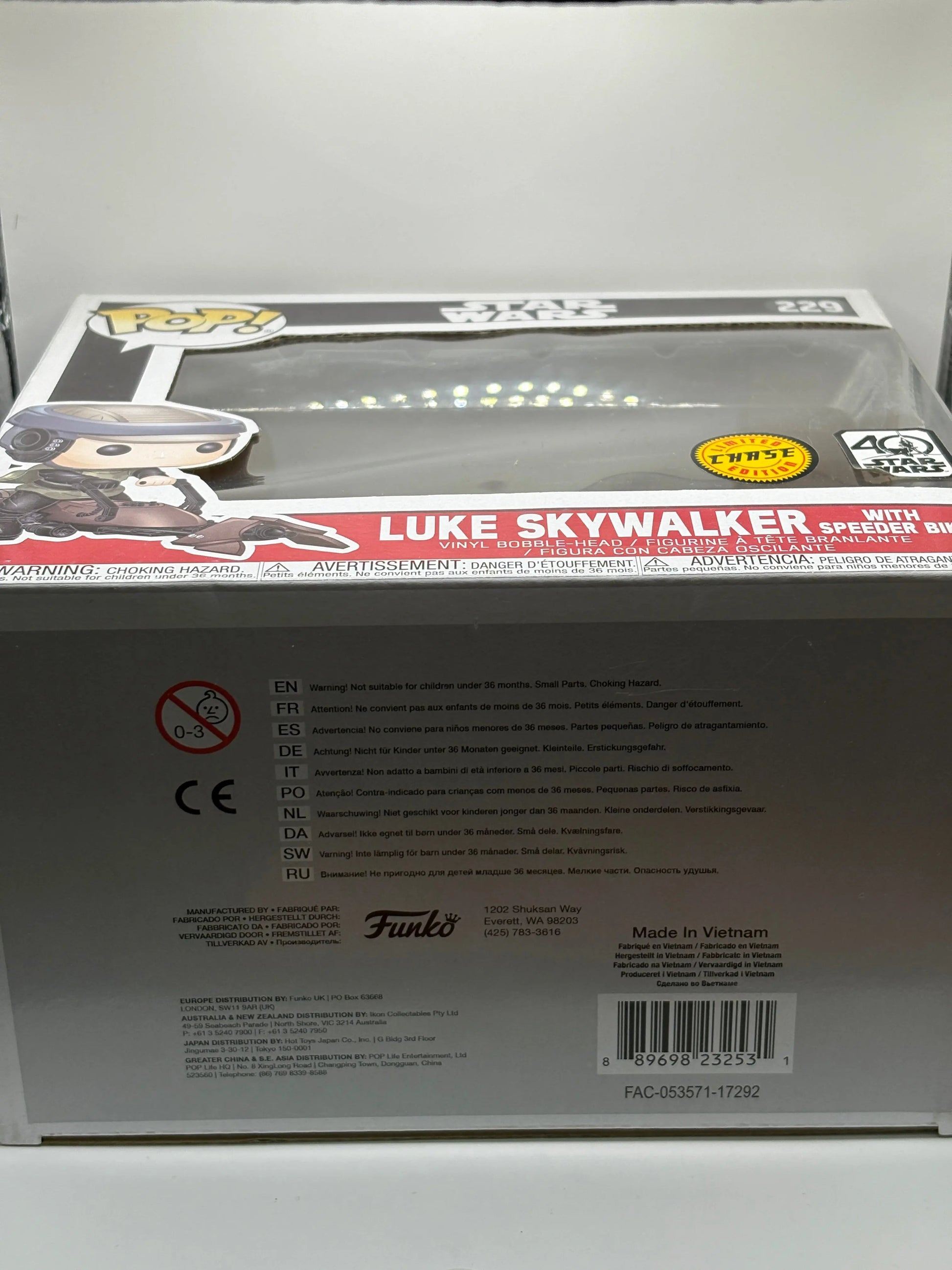 Funko POP! Star Wars #229 Luke Skywalker with Speeder Bike Limited Chase Edition FRENLY BRICKS - Open 7 Days