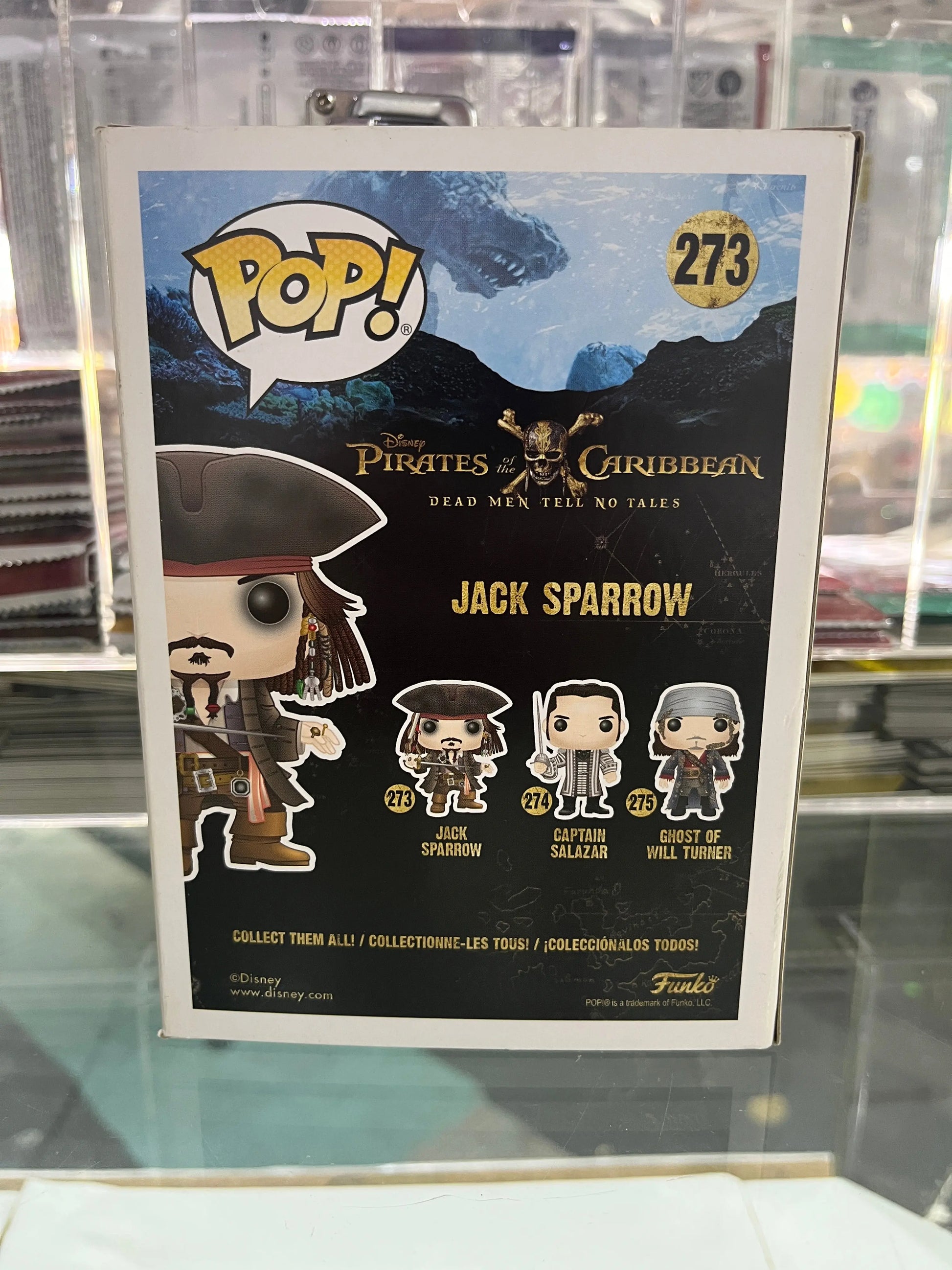 Funko Pop! Disney - Captain Jack Sparrow #273 FRENLY BRICKS - Open 7 Days