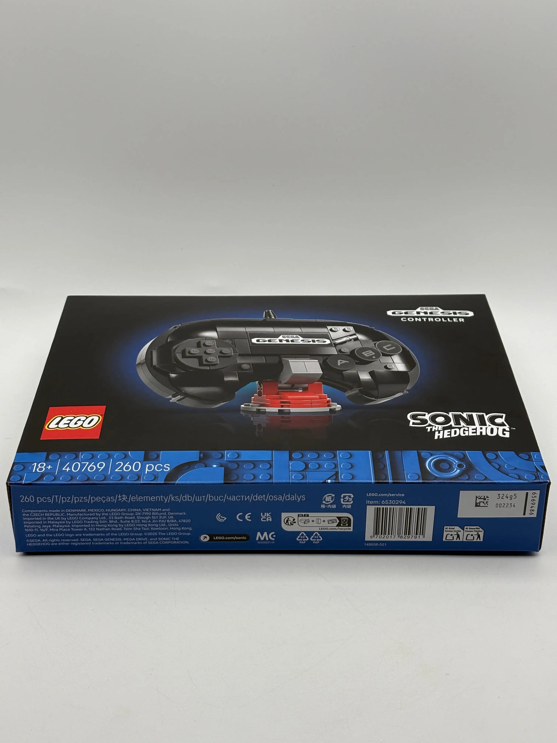 LEGO Sega Genesis Controller #40769 - 260 Pcs Sonic The Hedgehog FRENLY BRICKS - Open 7 Days