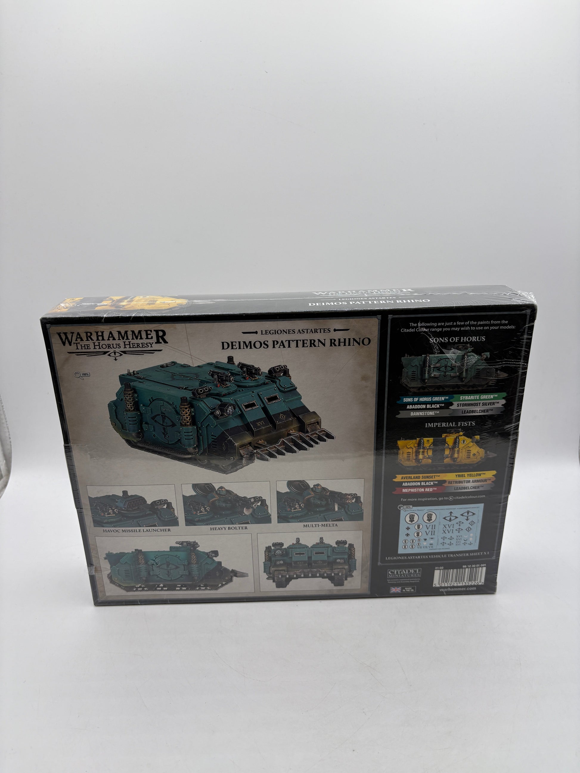 Warhammer 30/40k The Horus Heresy - Deimos Pattern Rhino Sealed FRENLY BRICKS - Open 7 Days