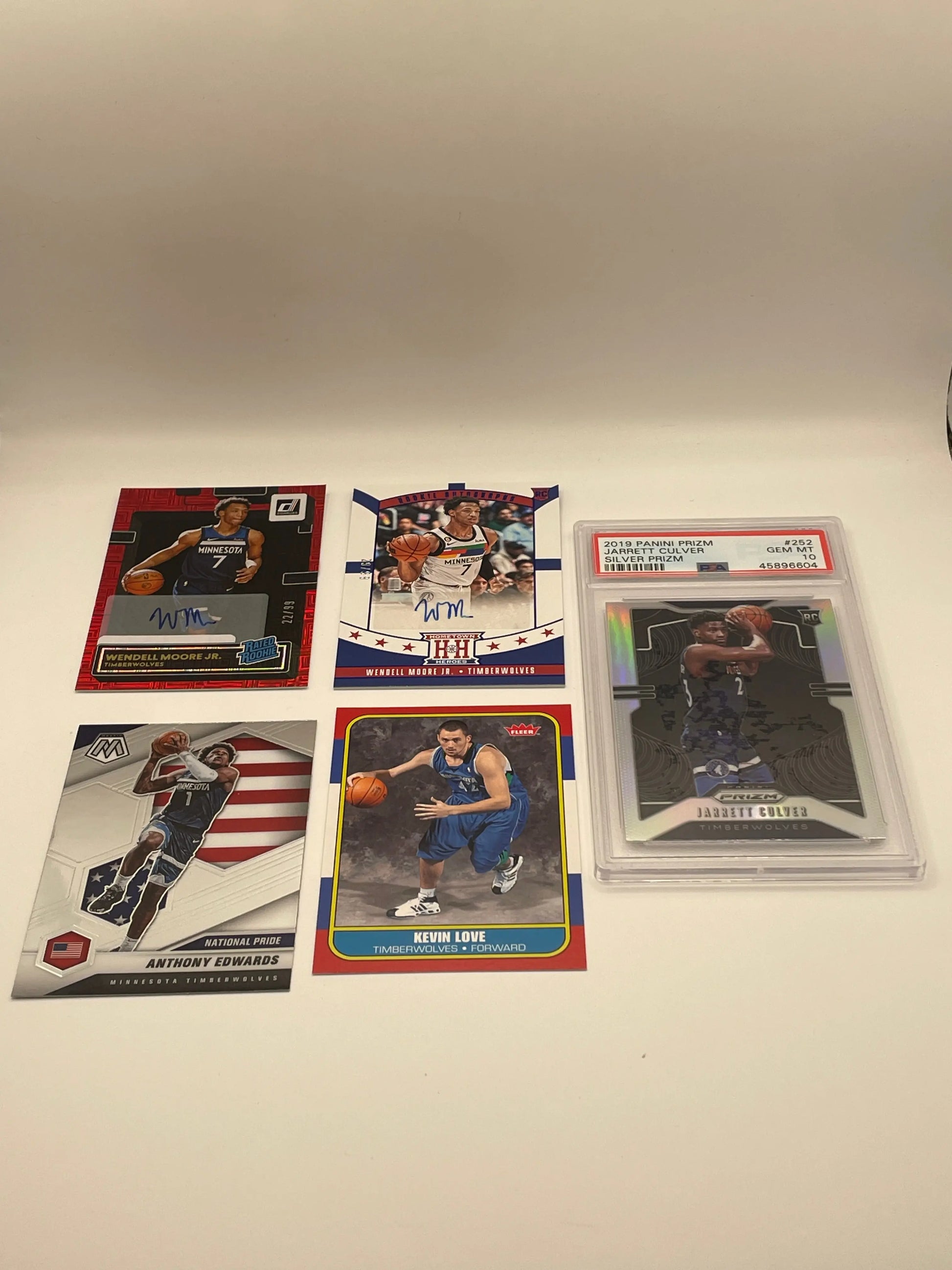 NBA Auto & Graded Minnesota Timberwolves Sports card lot,bundle - Jarret Culver  + more (lot#50) FRENLY BRICKS - Open 7 Days