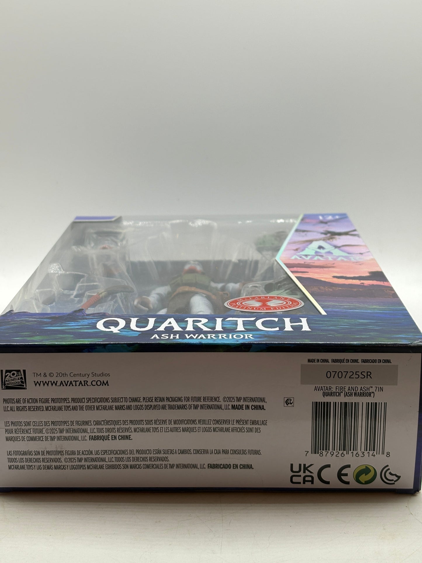 McFarlane Toys Platinum Edition - Avatar Ash Warrior Quaritch OPEN FRENLY BRICKS - Open 7 Days