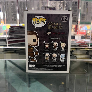 Game of Thrones Ned Stark Pop! Vinyl Figure #02 FRENLY BRICKS - Open 7 Days