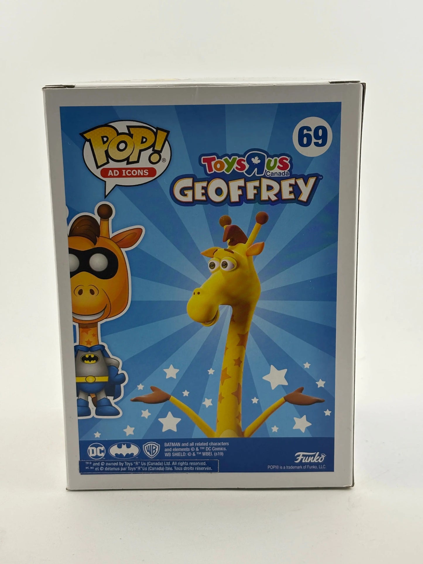 Funko POP! Ad Icons Toys R Us x DC #69 Geoffrey as Batman Canada Exclusive FRENLY BRICKS - Open 7 Days
