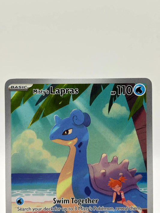 Pokemon TCG Destined Rivals - Mistys Lapras #194/182 Art Rare NM FRENLY BRICKS - Open 7 Days