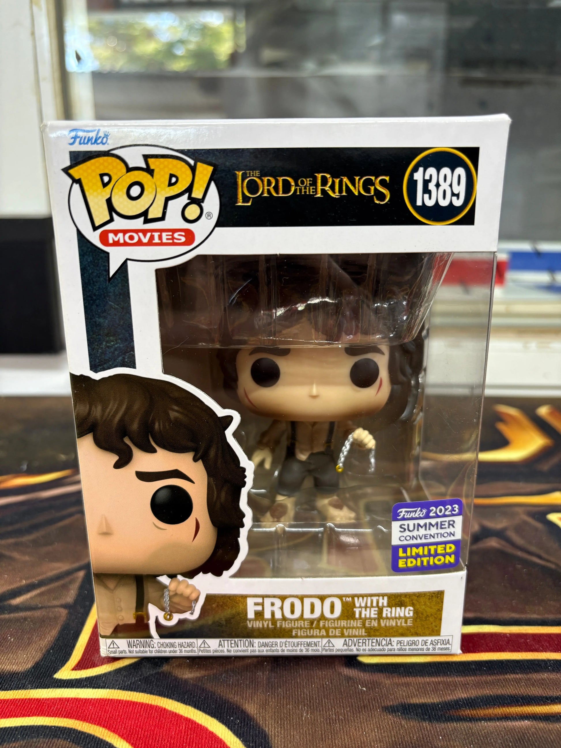 Funko Pop! Movies: LOTR - Frodo w the Ring *SDCC 2023 Exclusive* 1389 FRENLY BRICKS - Open 7 Days