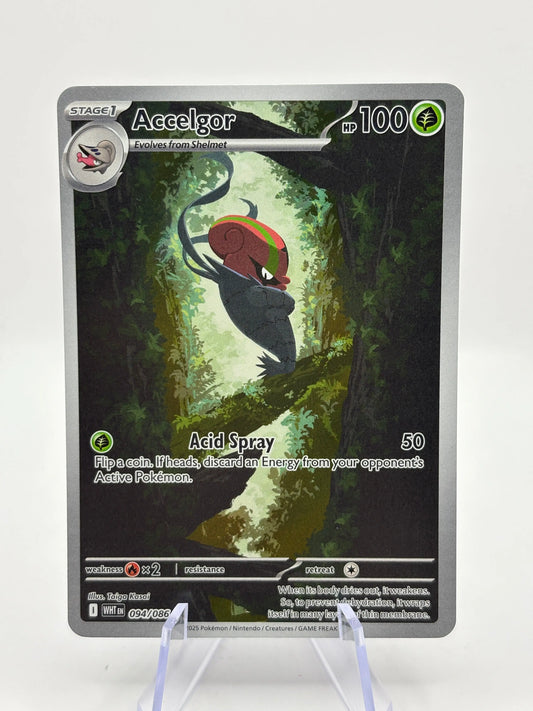 Pokemon TCG White Flare - Accelgor 094/086 FRENLY BRICKS - Open 7 Days