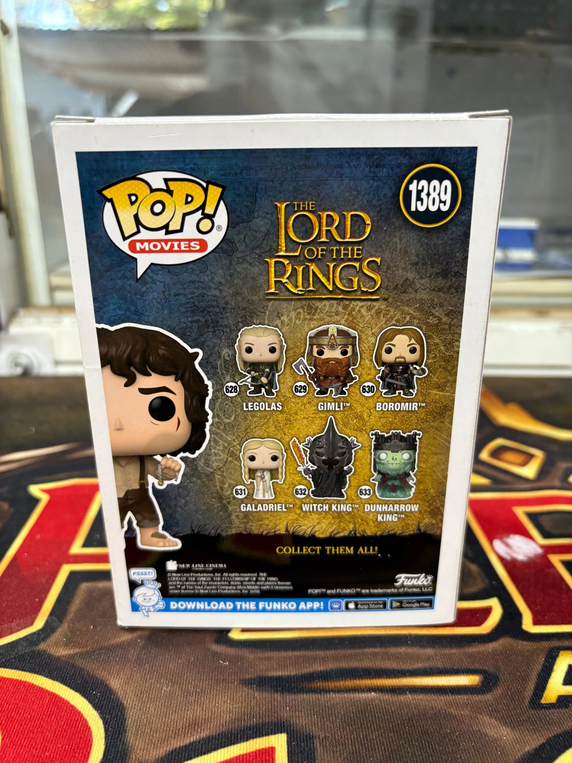 Funko Pop! Movies: LOTR - Frodo w the Ring *SDCC 2023 Exclusive* 1389 FRENLY BRICKS - Open 7 Days