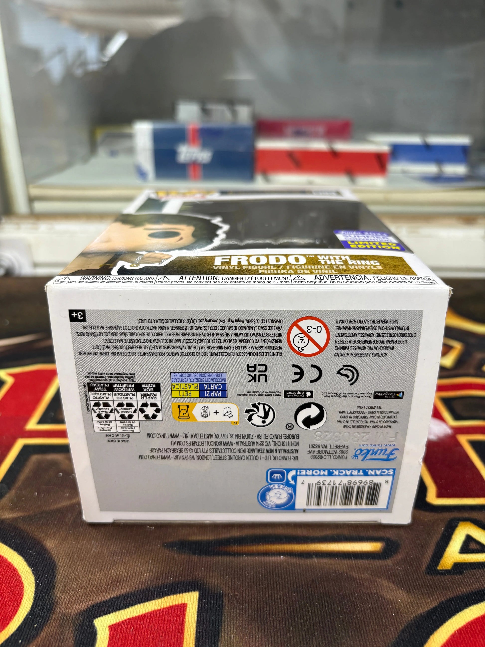 Funko Pop! Movies: LOTR - Frodo w the Ring *SDCC 2023 Exclusive* 1389 FRENLY BRICKS - Open 7 Days