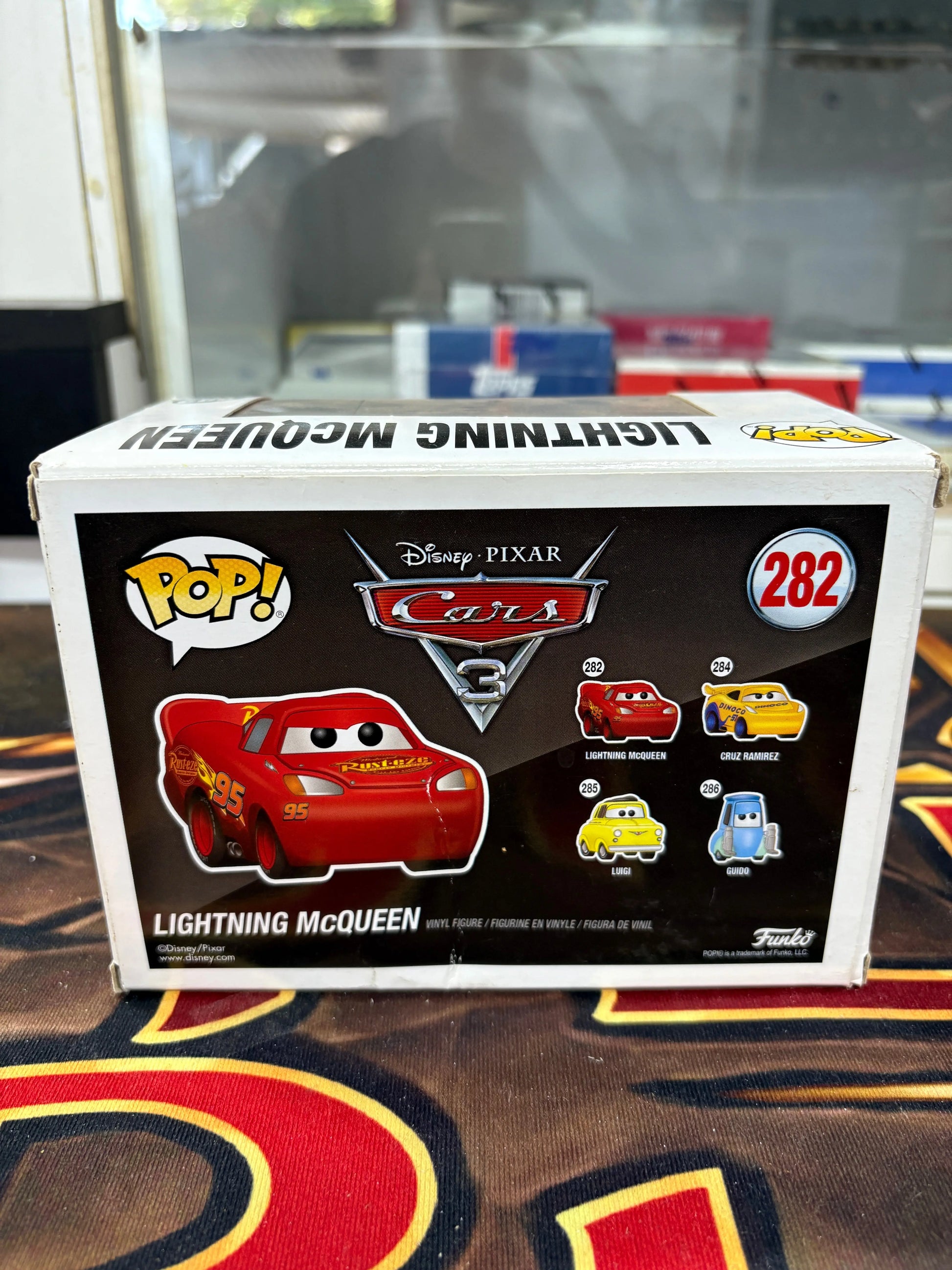 Funko Pop! Disney Pixar Cars 3 Lightning McQueen Vinyl Figure #282 FRENLY BRICKS - Open 7 Days